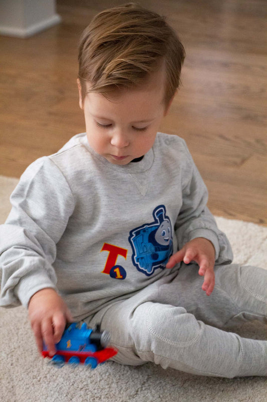 Thomas & Friends Baby Crewneck Sweatshirt | Multiple Designs | Size Ranges 9 Months to 12 Months