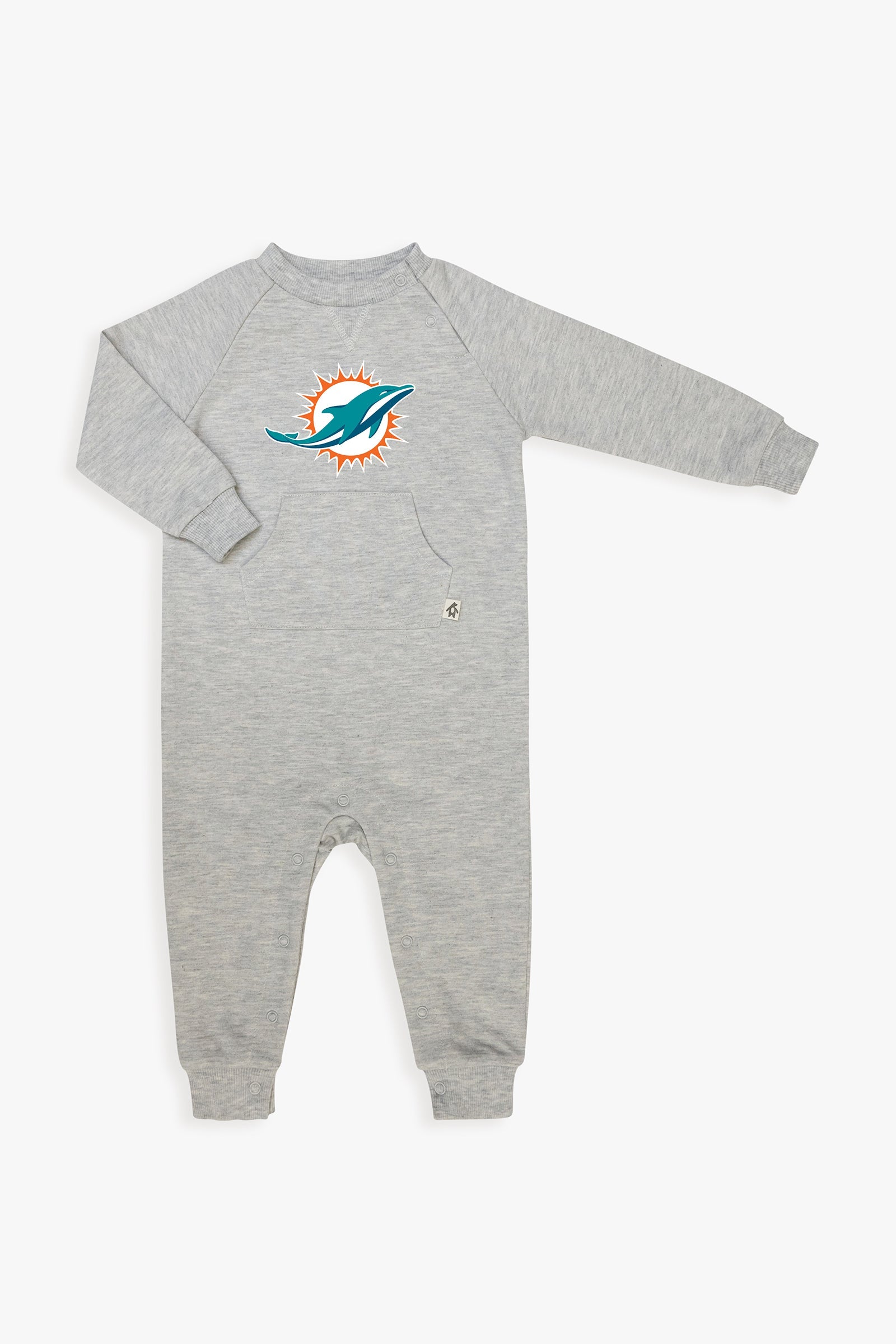 Gertex NFL Baby French Terry Jumpsuit in Grey